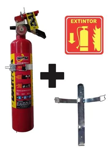 Extintor Dahfsa Pqs Clase Abc Recargable Extinguidor Nom 2kg