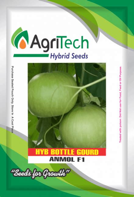 Anmol F1 Hybrid Bottle Gourdkaddu Agritech Green Gold Agri Seedspvtltd