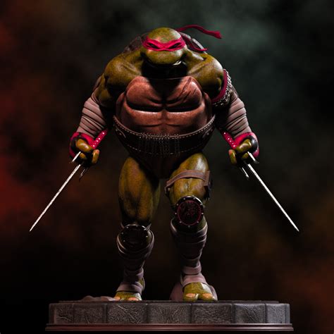 Artstation Tmnt Raphael Statue Fanart