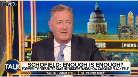 Piers Morgan Says Everybody At Itv Knew About Phillip Schofields