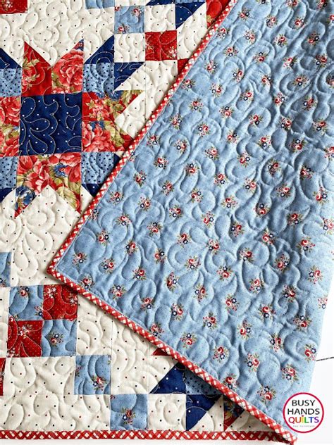 Busy Hands Quilts Shooting Stars Quilt Pattern The Throw Size In