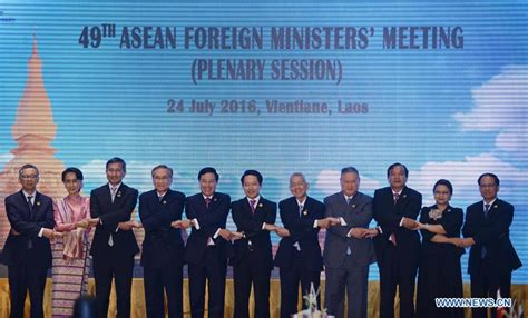 Th Asean Foreign Ministers Meeting Kicks Off In Laos