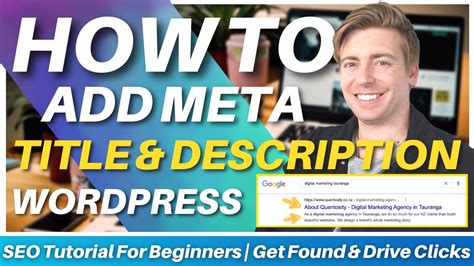 How To Add Meta Title Description For WordPress Pages SEO For