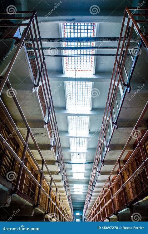 Alcatraz Prison Cells stock photo. Image of cells, cell - 45697278