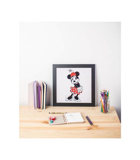 PRINT ENMARCADO 30X30 CM DISNEY MINNIE CLASSIC