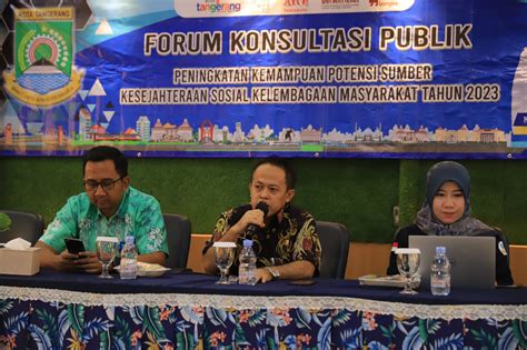 Wujudkan Masyarakat Kota Tangerang Yang Sejahtera Dinsos Kota