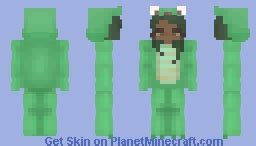 Frog Girl Minecraft Skin