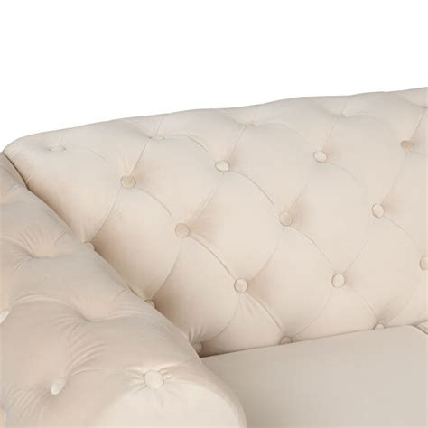 Esf Apolo Ivory Loveseat Versace Comfyco