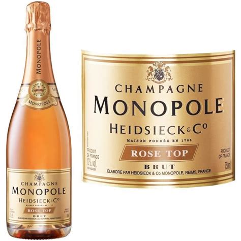 Champagne Heidsieck Monopole Rosé 75 cl La cave Cdiscount