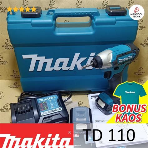 Jual TD110 TD 110 TD110DWYE Makita CORDLESS Impact Driver MESIN