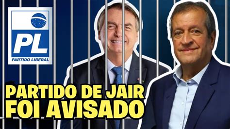 PL já foi AVISADO que BOLSONARO será PRESO e agora tenta SALVAR