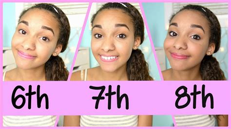 Middle School Makeup 6th 7th And 8th Grade Youtube