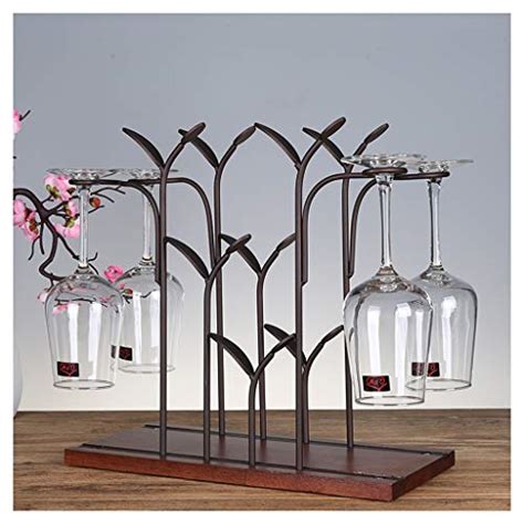 Omoons Solid Wine Rack Goblet Rack Hanging Wine Glass Rack European Goblet Upside Down Rack — 🛍️