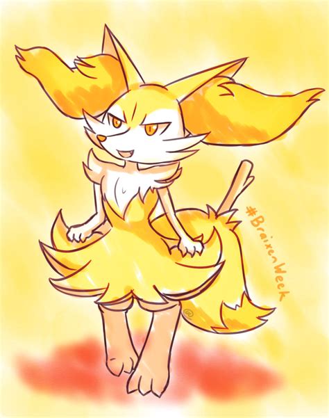 Braixen Week By Unknownlifeform On Deviantart