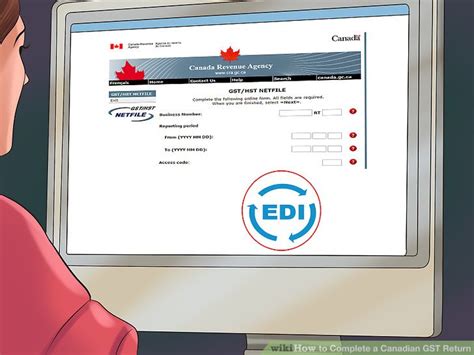 How To Complete A Canadian Gst Return With Pictures Wikihow