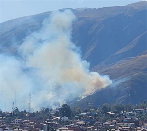 Fuego En Parque Nacional Tunari Es Sofocado Después De Una Intensa