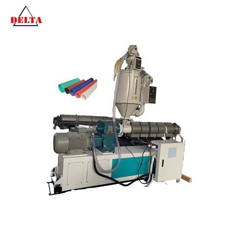 Corrugated Reinforced Pvc Helix Water Pump Spiral Tube Pipe Extrusion Production Line Soft