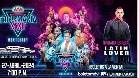 The Updated Lineup For Aaa Triplemania Xxxii Monterrey