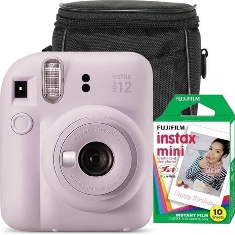 Fujifilm Instax Mini Ensemble Appareil Photo Couleur Violet Lila