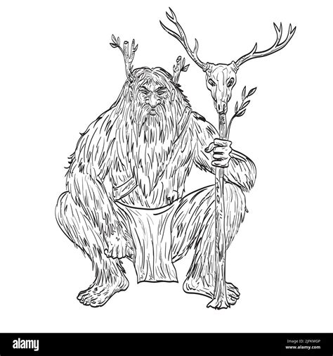 Hominid illustration Cut Out Stock Images & Pictures - Alamy