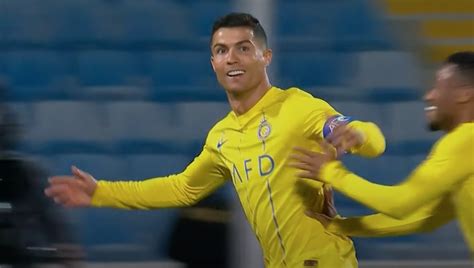 Watch Cristiano Ronaldos First Goal Of 2024 — A Beauty Soccer America