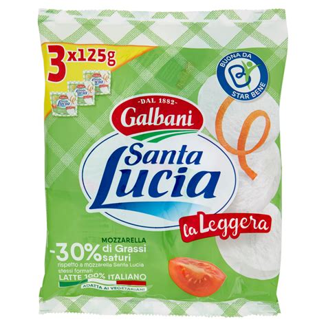 Galbani Santa Lucia Mozzarella La Leggera X G Carrefour