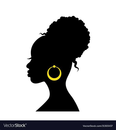 Albums 92 Pictures Black Woman Side Profile Drawing Superb