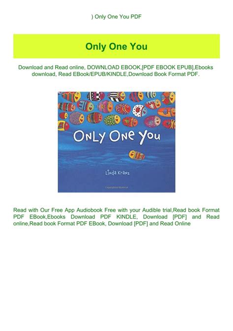 Read Only One You Pdf