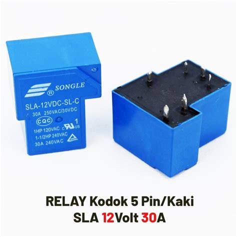 Jual Relay Kodok SRD 12VDC SL C 12Vdc 6 Pin PCB 30A Original Songle