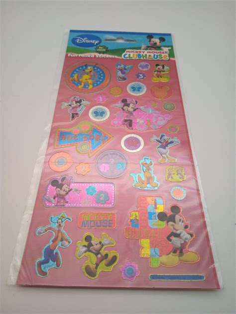 Mickey Mouse Clubhouse Sticker Sheet Etsy