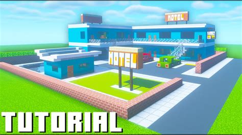 Minecraft Tutorial How To Make A Motel 2022 City Build Youtube