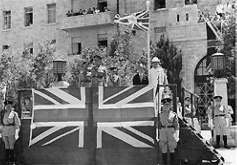 This Week In History The British Mandate For Palestine Features