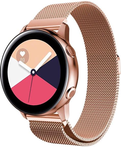 Bol Milanees Bandje Voor Samsung Galaxy Watch Active 2 40 44