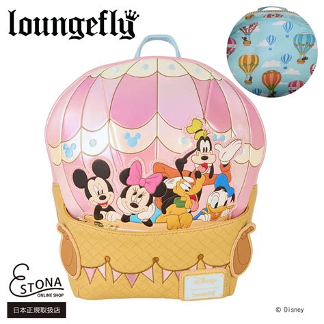 楽天市場Loungefly公式DISNEY MICKEY FRIENDS FIGURAL HOT AIR BALLOON MINI