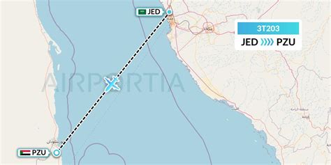 3T203 Flight Status Tarco Airlines: Jeddah to Port Sudan (TRQ203)