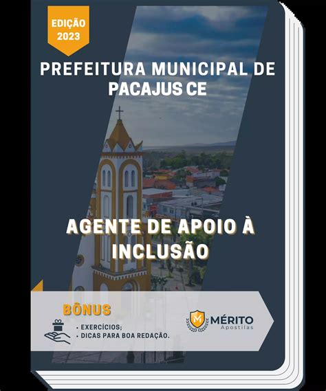 Apostila Agente De Apoio À Inclusão Prefeitura Municipal Pacajus CE