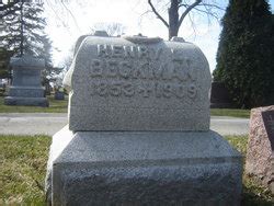 Henry L Beckman M Morial Find A Grave