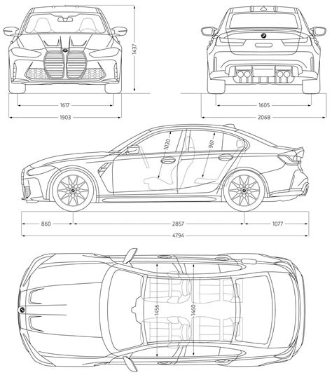 Evolution Of Bmw M Cars Dimensions Blueprints Audi Audi A3 Bmw