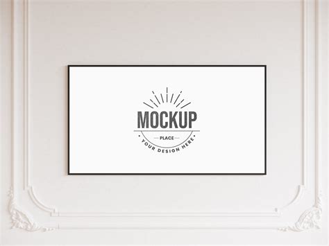 Smart Tv Display Mockup 16x9 Frame Mockup Samsung Frame Tv Etsy Canada