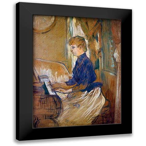 Toulouse Lautrec Henri De X Black Modern Framed Museum Art Print