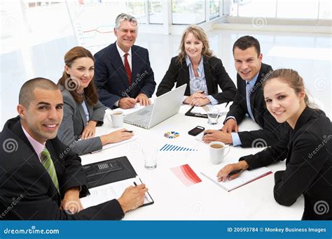 Mixed Group In Business Meeting Stock Photo Image 20593784