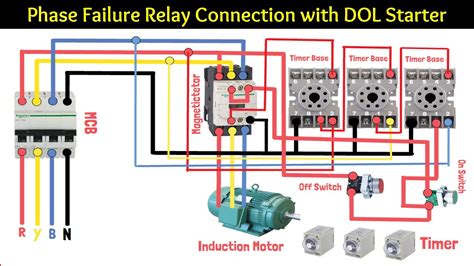 Phase Failure Relay Connection Learningengineering Youtube