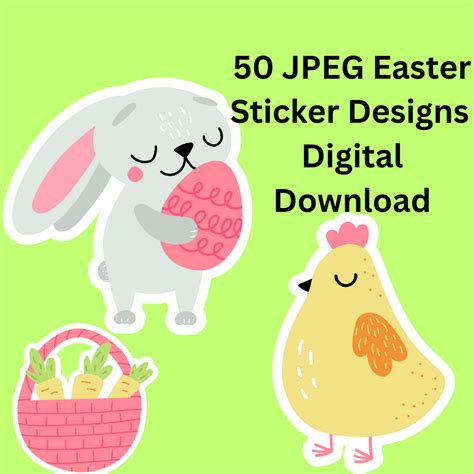 Easter stickers