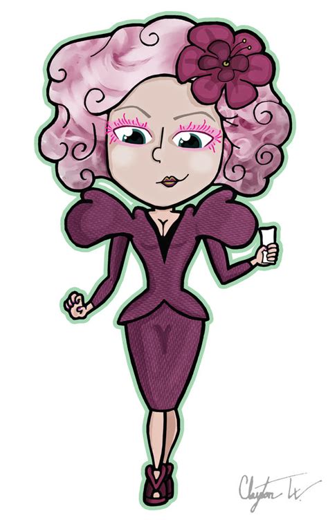 Effie Trinket (Hunger Games) by ClaytonSnow on DeviantArt