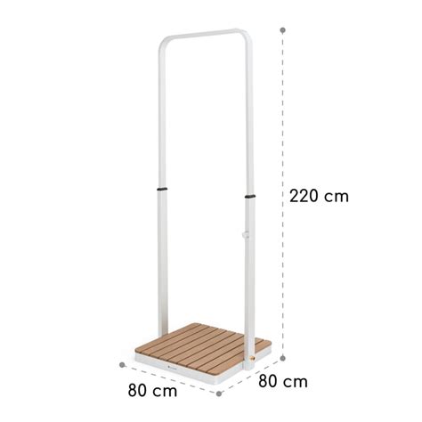 Sumatra Breeze SQ kerti zuhany WPC alumínium 70x55 szögletes