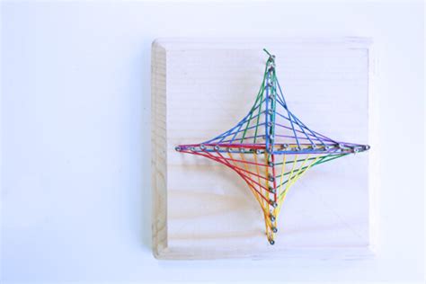 Math Art Idea Explore Geometry Through String Art Babble Dabble Do