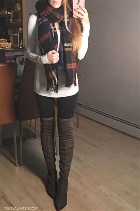 20 Over The Knee Boot Outfits To Copy For Fall Hello Gorgeous By