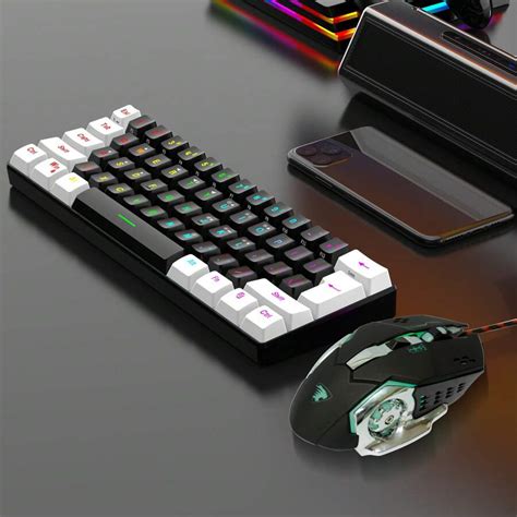 Kit Mouse Per Tastiera Usb Tastiera Per Computer Retroilluminata Rgb