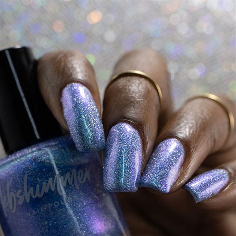 Kbshimmer Lilac It Or Not Holo Glow Flake Nail Polish