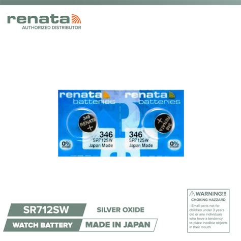 Renata 346 SR712SW Watch Batteries Pack Of 2 Lazada PH